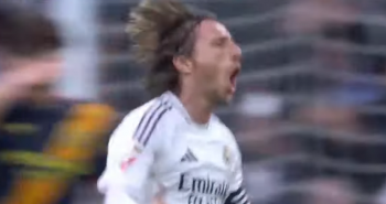 Co za BRAMKA. Co za fenomenalny strzał Luki Modricia. Real nie pozwolił uciec FC Barcelona (VIDEO)